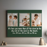 Personalised Letter To Parents Family Photo Canvas Print<br><div class="desc">The "Personalised Letter To Parents Family Photo Canvas Print" is a heartfelt and customisable work of art that allows you to express your love and appreciation for your parents in a unique and enduring way. This canvas print transforms your cherished family memories into a beautiful and meaningful piece of decor...</div>
