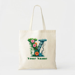 Personalised Letter Y Tote Bag