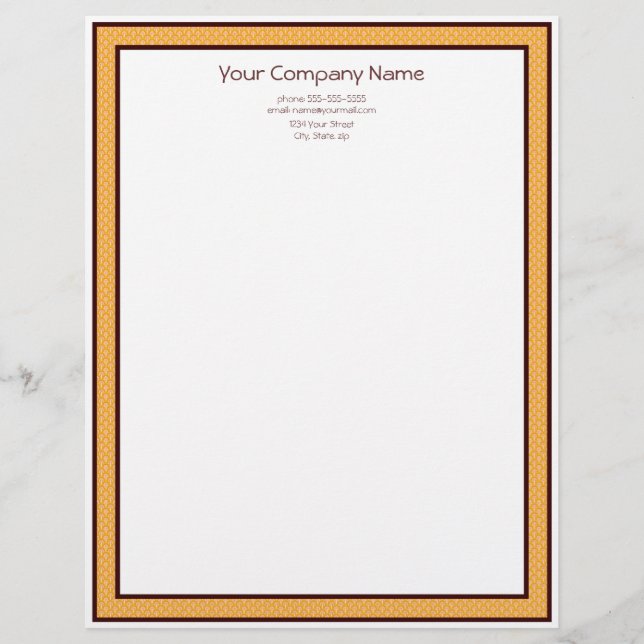 Personalised Letterhead (Front)