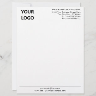 Personalised Letterhead Your Logo Business Office