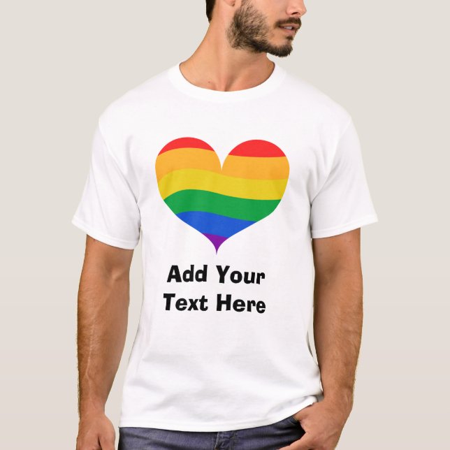 Personalised LGBT Pride T-Shirt (Front)