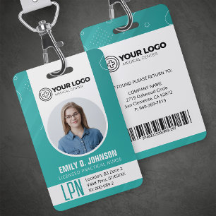 Personalised Licensed Practical Nurse LPN Photo ID Badge