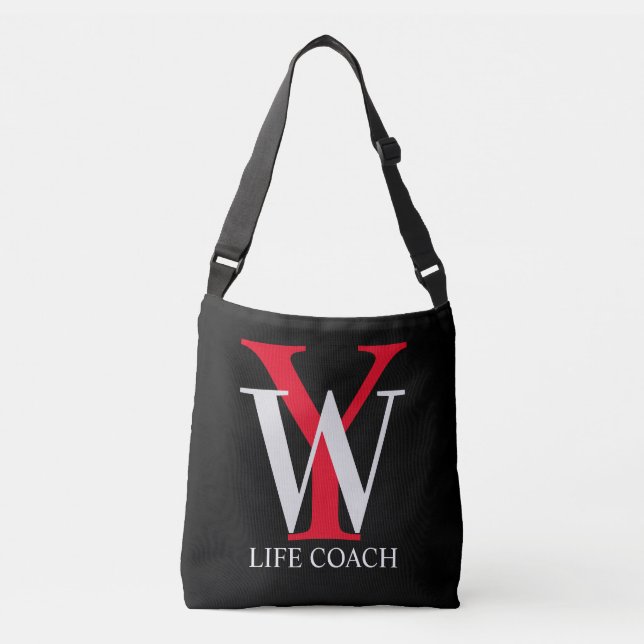 Personalised Life Coach Crossbody Bag (Front)