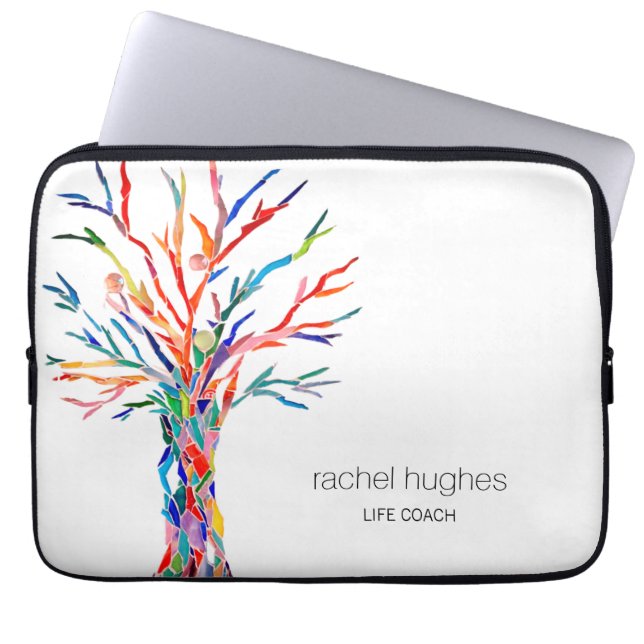 Personalised Life Coach Laptop Sleeve (Front)