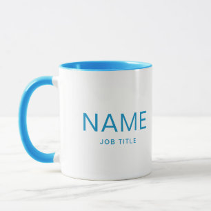 Personalised Light Blue Combo Mug with Your Name
