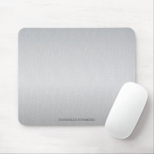 Personalised light grey background  mouse pad