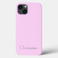 Personalised light pink Radial Texture