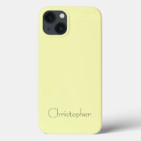 Personalised Light yellow Radial Texture