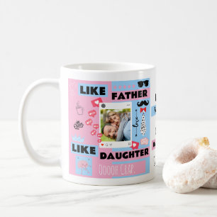 Personalised "Like Father Like Daughter, Oh Crap"  Coffee Mug