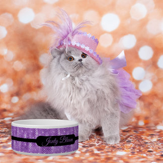 Personalised Lilac Glam Faux Glitter Pet