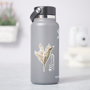 Personalised Lily of the Valley Custom Name Floral