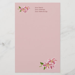 Personalised Lily Paper