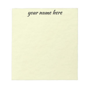 Personalised Lined Notepad