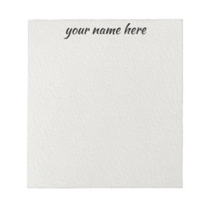 Personalised Lined Notepad