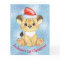 Personalised Lion 1st Christmas Baby Boy Blue