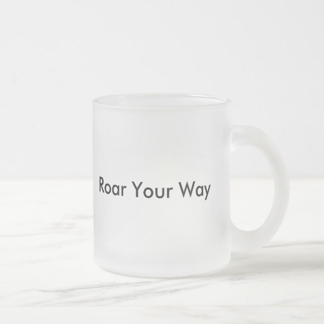 Personalised Lion Art Design Mug Cup (Right)