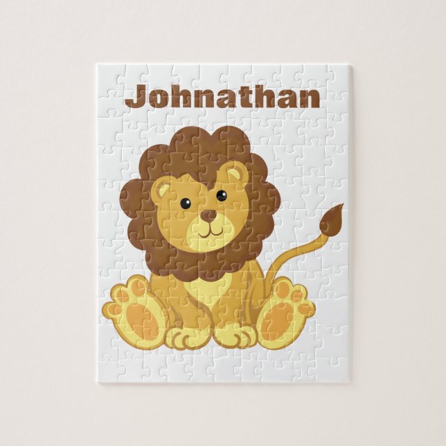 Personalised Lion Puzzle (Vertical)
