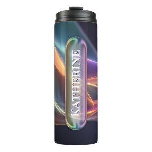 Personalised Liquid Glass Name Tumbler   Custom Mo