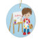 Personalised Little Artist Christmas Ornament