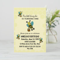 Personalised little Bee theme 1st Birthday party