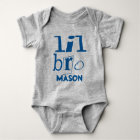 Personalised Little BRO Blue