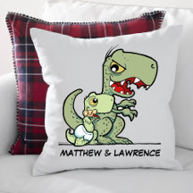 Personalised Little Brother T-Rex Dinosaur Name