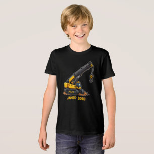 Personalised Little Crane Tri-Blend Shirt