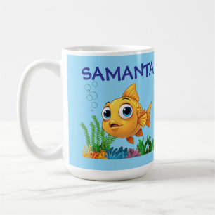 Personalised Little Fish Classic Mug