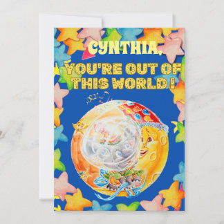 Personalised Little Girls Birthday Greetings Card