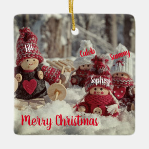 Personalised Little Helpers Ceramic Ornament