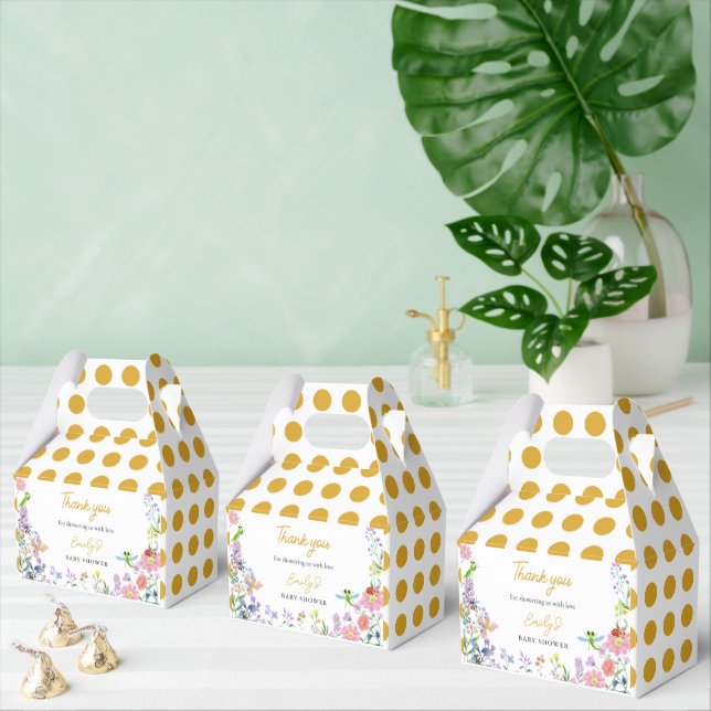 Personalised Little Love Bug Baby Shower Favour Box (Multiple)