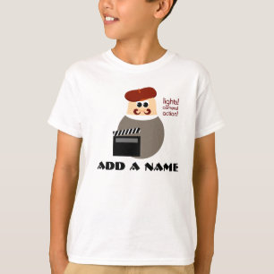 Personalised Little Movie Director T-shirt