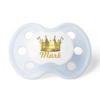 Personalised Little Prince Crown Pacifier