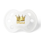 Personalised Little Prince Crown Pacifier