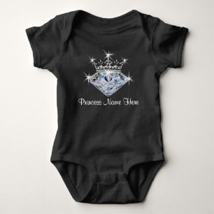 Personalised Little Princess Baby Gifts with NAME Bodysuit