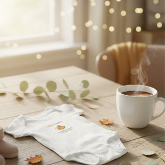 Personalised Little Pumpkin Baby Blanket Bodysuit