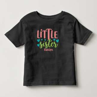 Personalised little Sister Toddler T-Shirt
