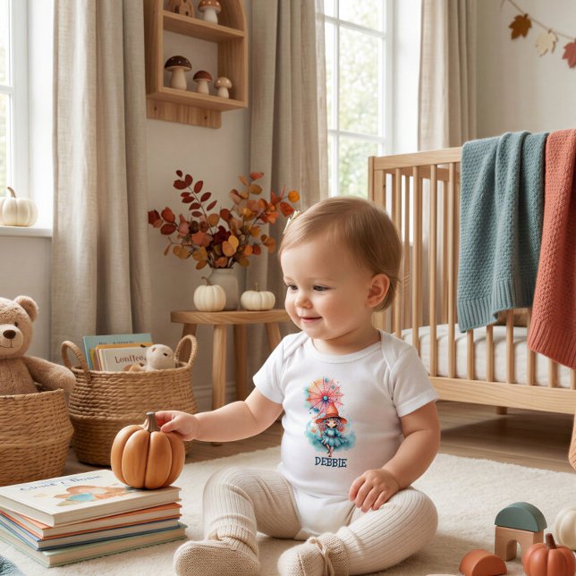 Personalised Little Witch Baby Halloween Bodysuit (Creator Uploaded)