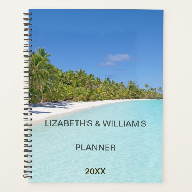 Personalised LIZAETH'S & WILLIAM['S PLANNER (Front)