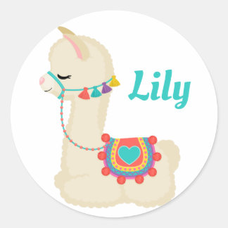 Personalised Llama Stickers