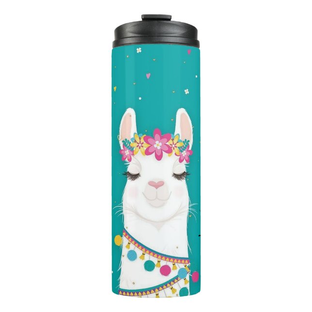 Personalised Llama Thermal Tumbler (Front)