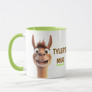 Personalised Llama with Name Mug