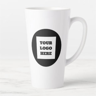 Personalised Logo Business Company Script Beer Latte Mug