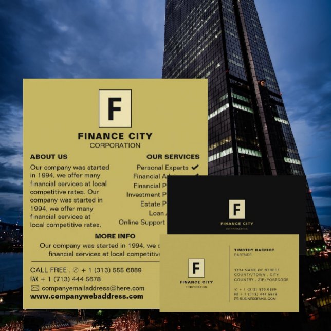 Personalised Logo, Business & Finance Advertising Flyer (Creator Uploaded)