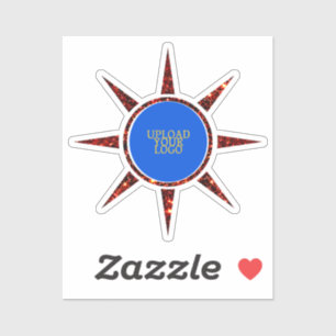personalised logo cheerful sun