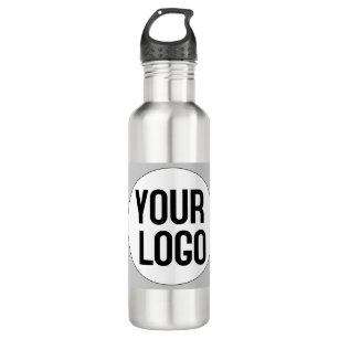 Personalised logo design template on 710 ml water bottle