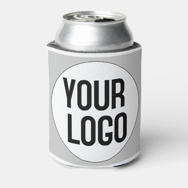 Personalised logo design template on can cooler (Can Back)