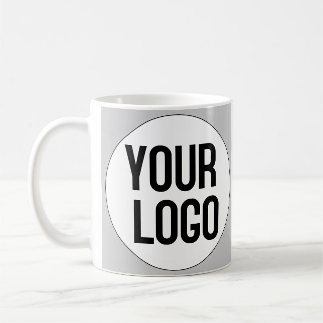 Personalised logo design template on mug (Left)