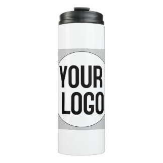 Personalised logo design template on thermal tumbler