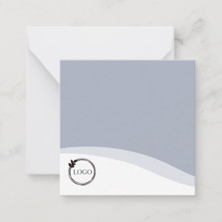 Personalised Logo Light Blue Card